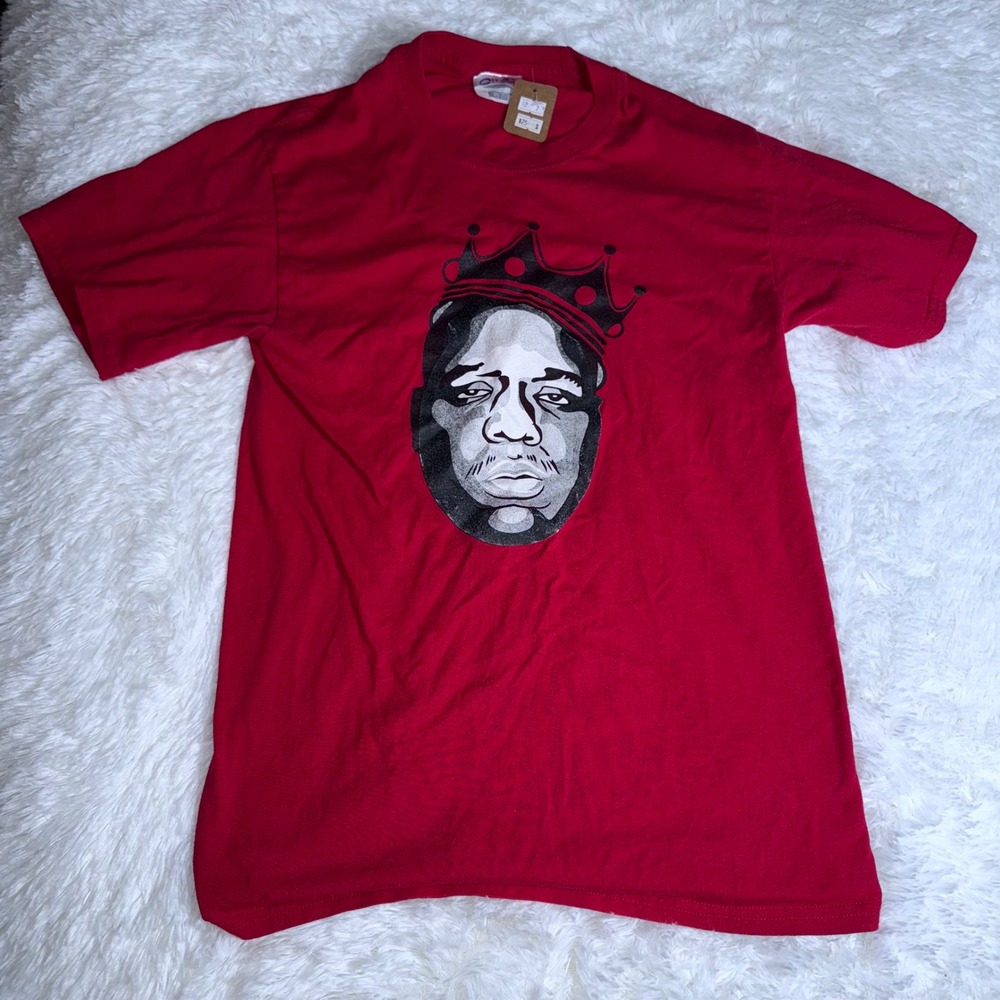 Port and Company Notorious BIG Biggie Smalls King‎ Crown Graphic T-Shirt Mens S